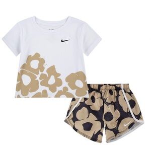 Nike Toddler Girls Floral Dri-FIT Sprinter Shorts, 2 Piece Set